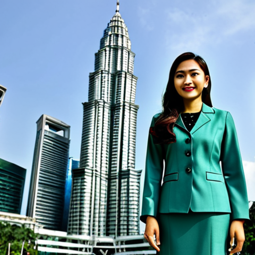 데이터 기반 마케팅 최적화 - Modern Malaysian Businesswoman**

"A confident Malaysian businesswoman in a modest baju kurung inspi...