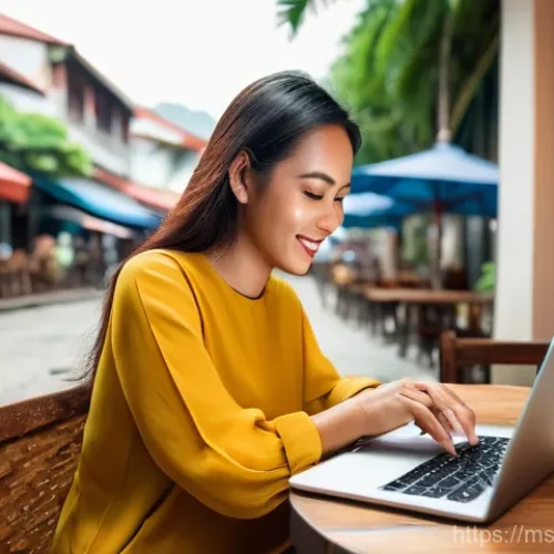 CPA 마케팅 전략 - **Prompt 1: "The Digital Nomad's Dream"**
    A vibrant, sunlit image featuring a young, casually dr...